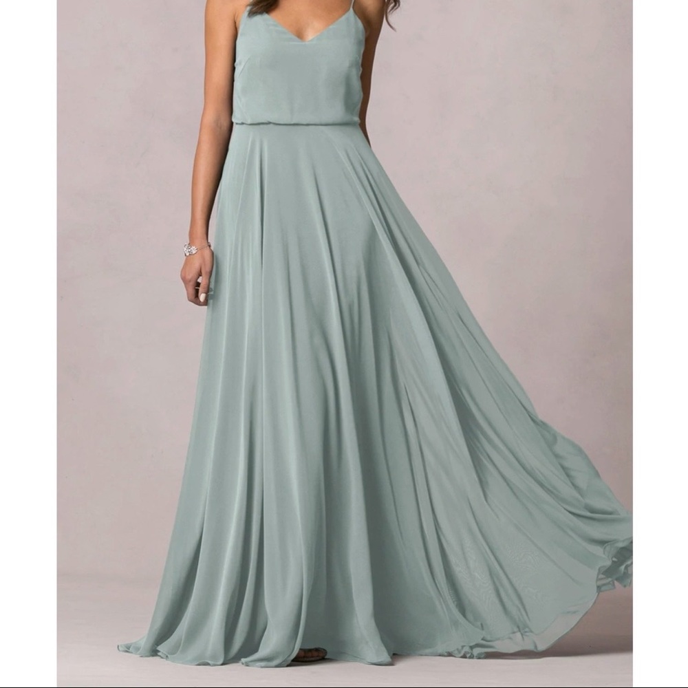 Jenny Yoo Inesse Chiffon Dress